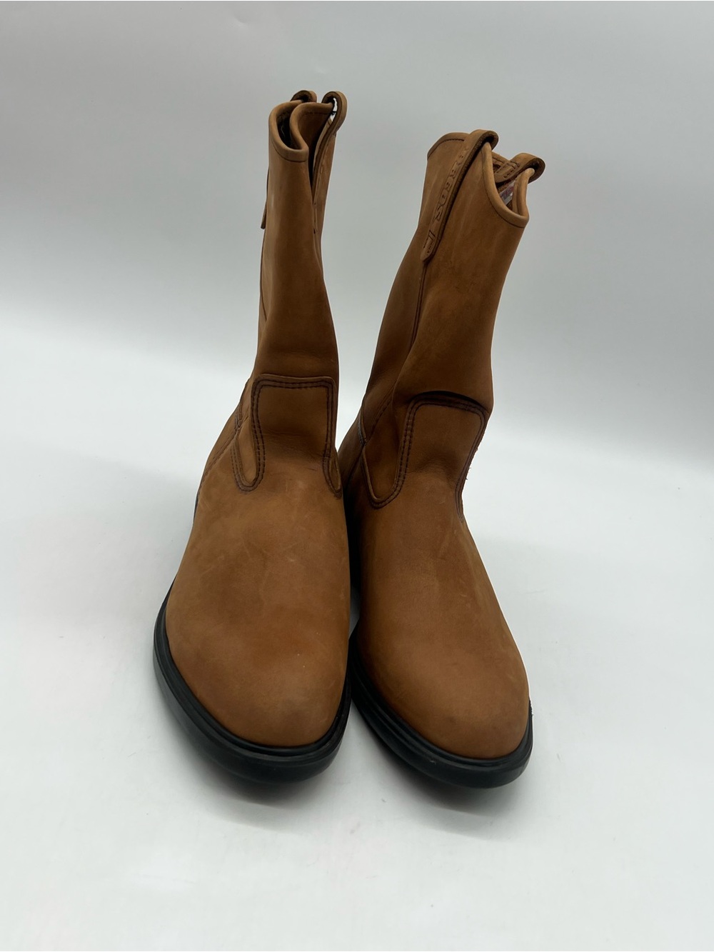 Red Wing 1105 Pecos Men’s Size 12EE Brown Leather Soft Toe Pull On Work Boots